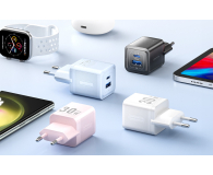 Vention Ładowarka 1x USB-A 1x USB-C GaN 30W biała - 1543396 - zdjęcie 3